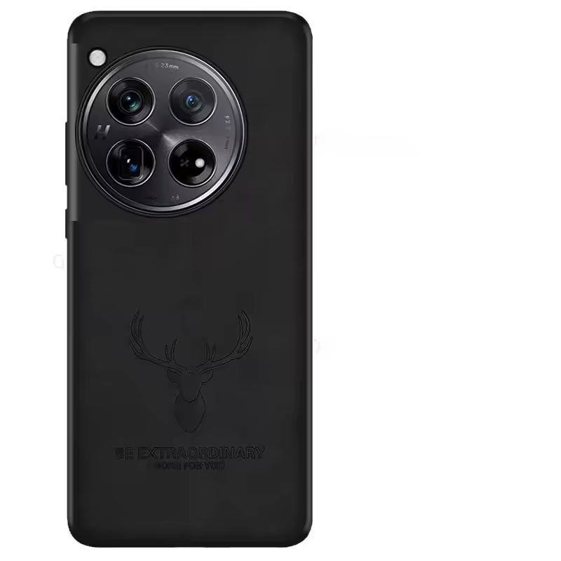 Animal-Themed Deer Head Leather Case - OnePlus