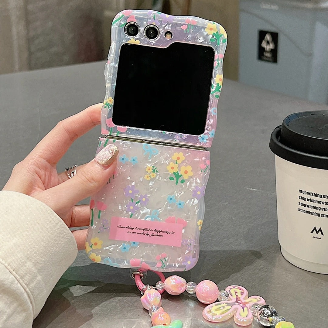 Cute Floral Fancy Pattern Case - Samsung
