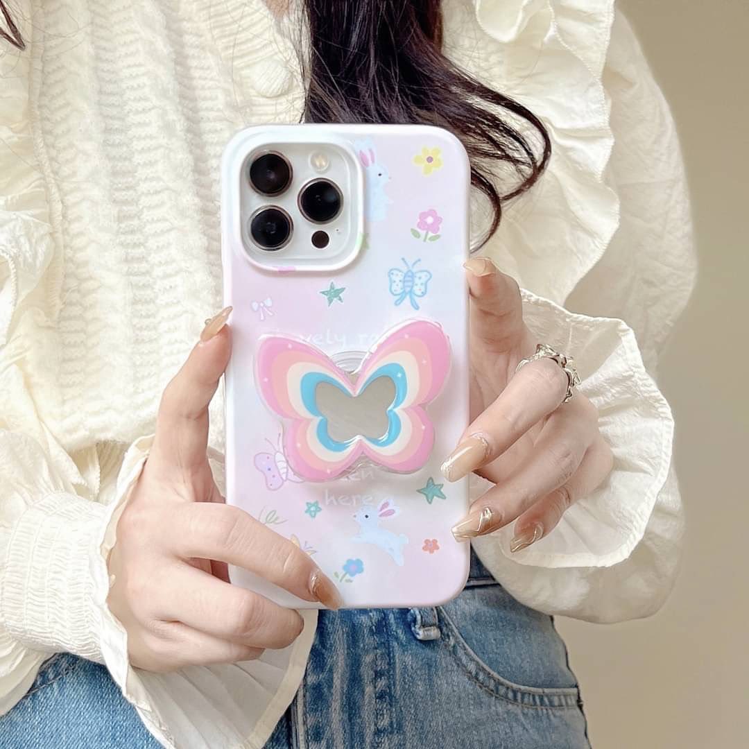 Magical Pastel Garden Butterfly Case - iPhone