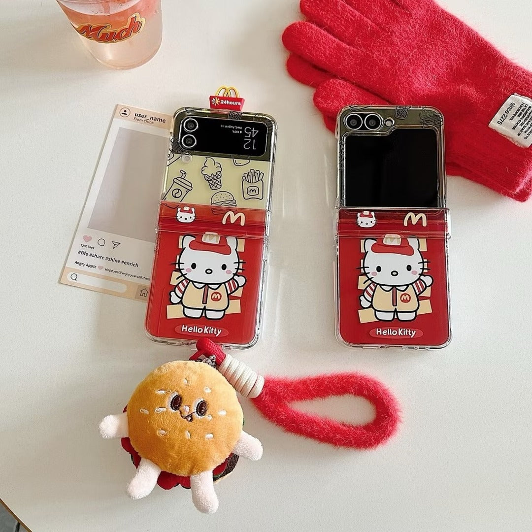 Red Kitty Charm Case - Samsung
