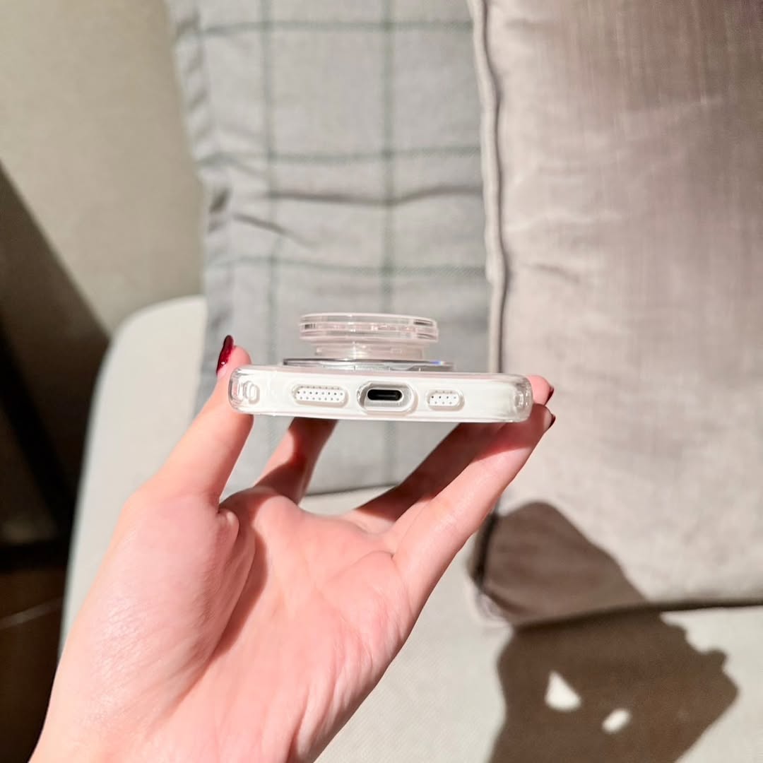 Adorable Jelly Bear Phone Case with Grip Holder