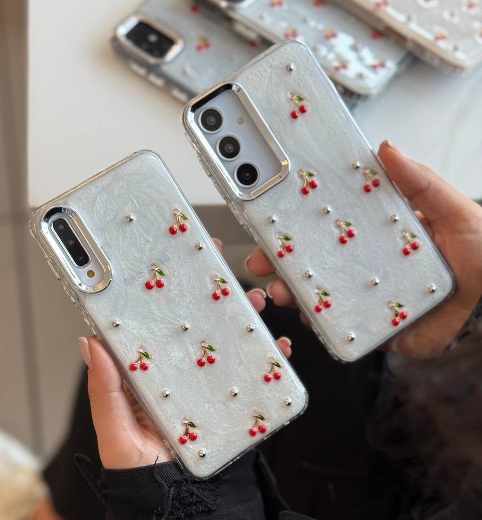 Sweet Sparkly Cherry Bomb Case - Samsung