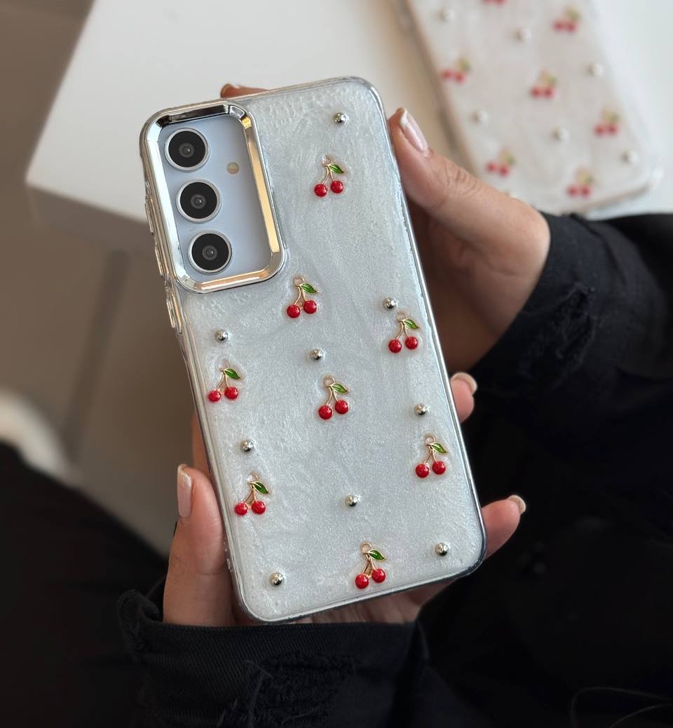 Sweet Sparkly Cherry Bomb Case - Samsung