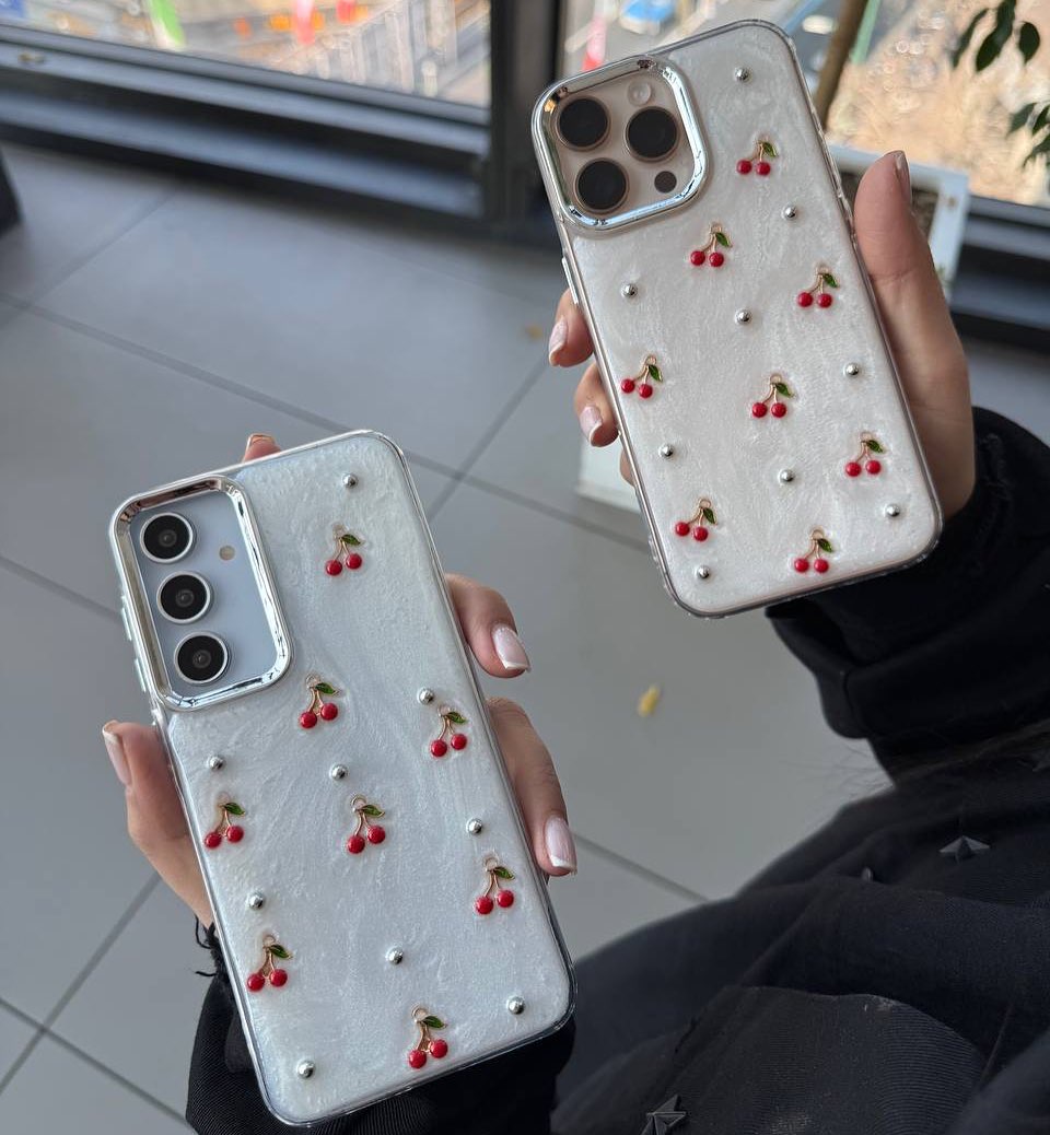 Sweet Sparkly Cherry Bomb Case - Samsung