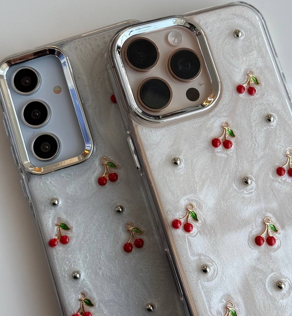 Sweet Sparkly Cherry Bomb Case - Samsung