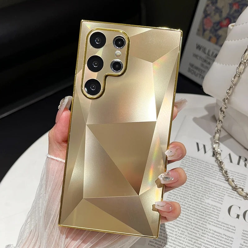 Electro Dazzle Diamond Pattern Phone Case - Samsung