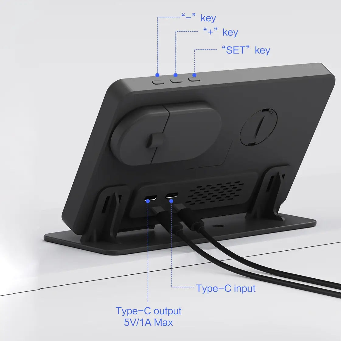 Advanced 4-in-1 Wireless Charger with Alarm Clock