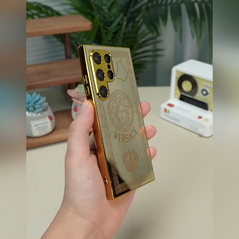 Gold Prestige Electroplated Frame Case - Samsung