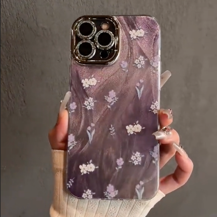 Elegant Floral Glow Phone Case