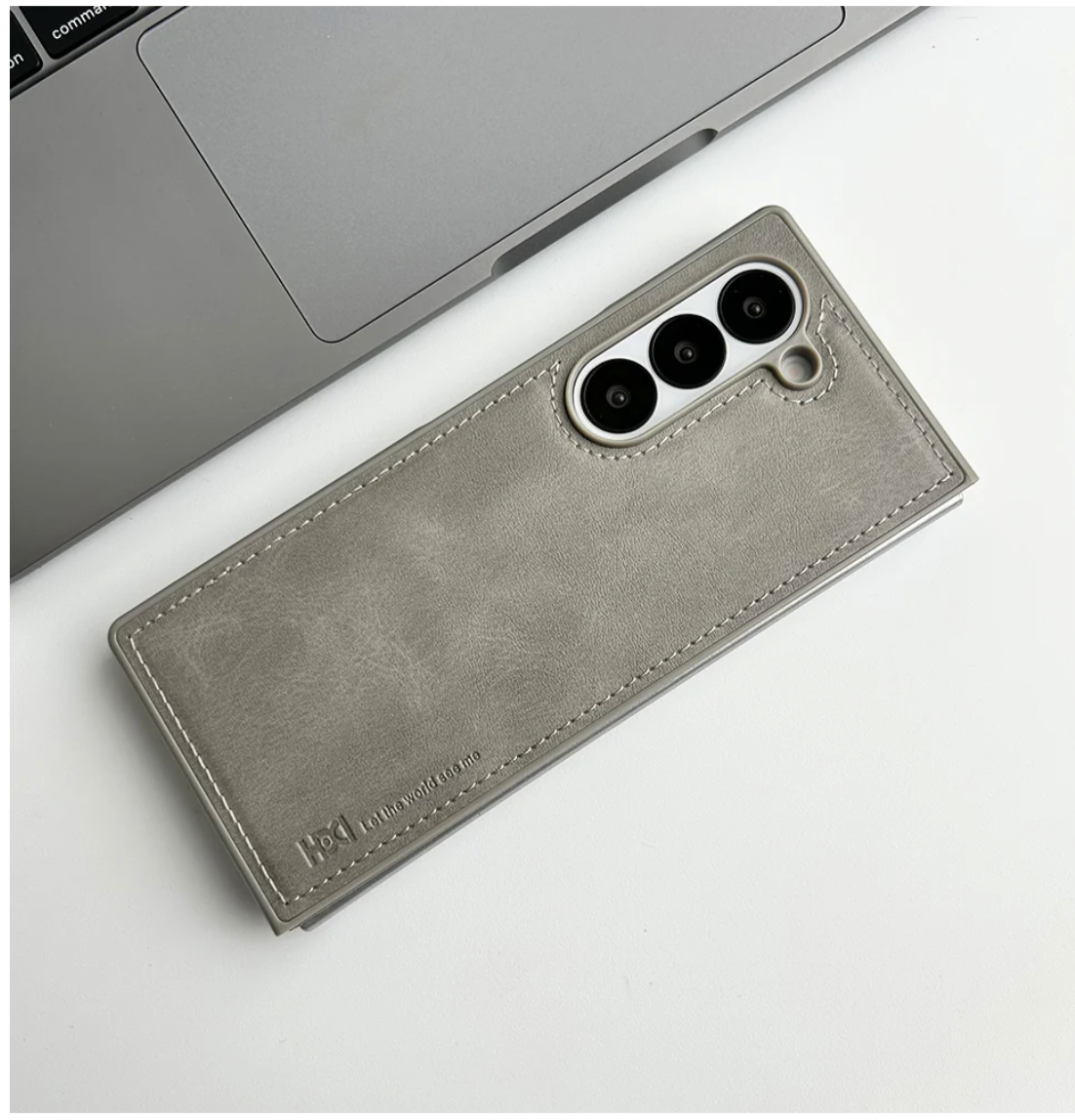 Galaxy Z Fold6 Premium PU Leather Slim Case