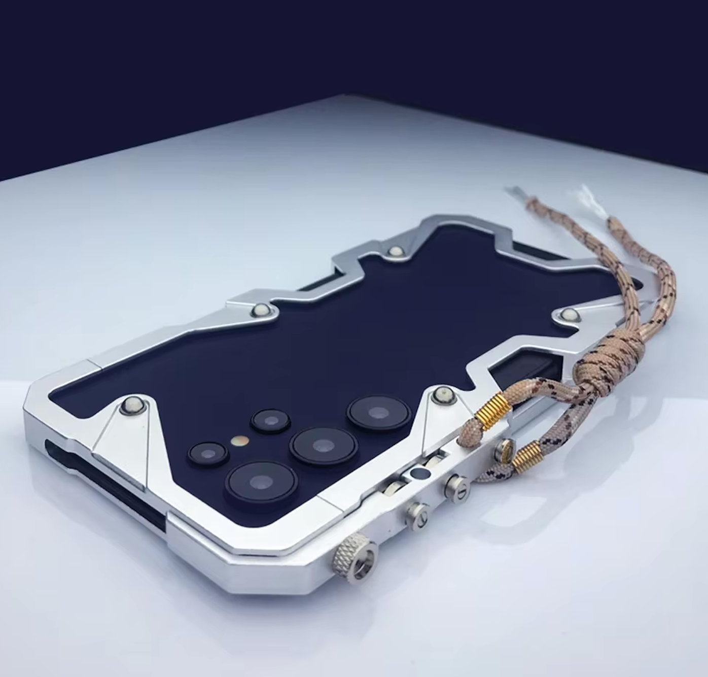 Armor Screw Metal Aluminum Shockproof Case-Samsung