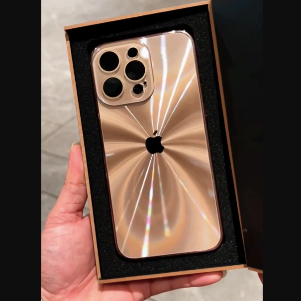 Glossy Bling Laser Armor Case - iPhone