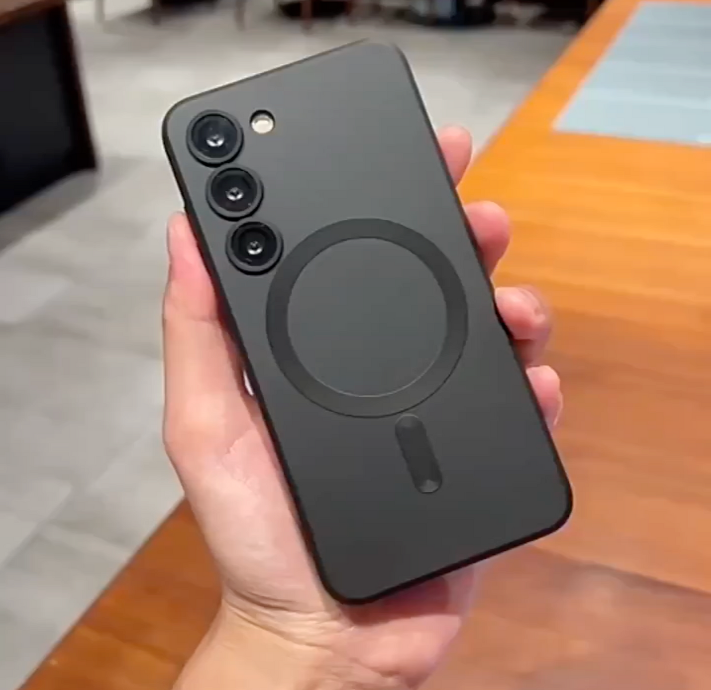 Luxury Matte Magnetic Case-Samsung