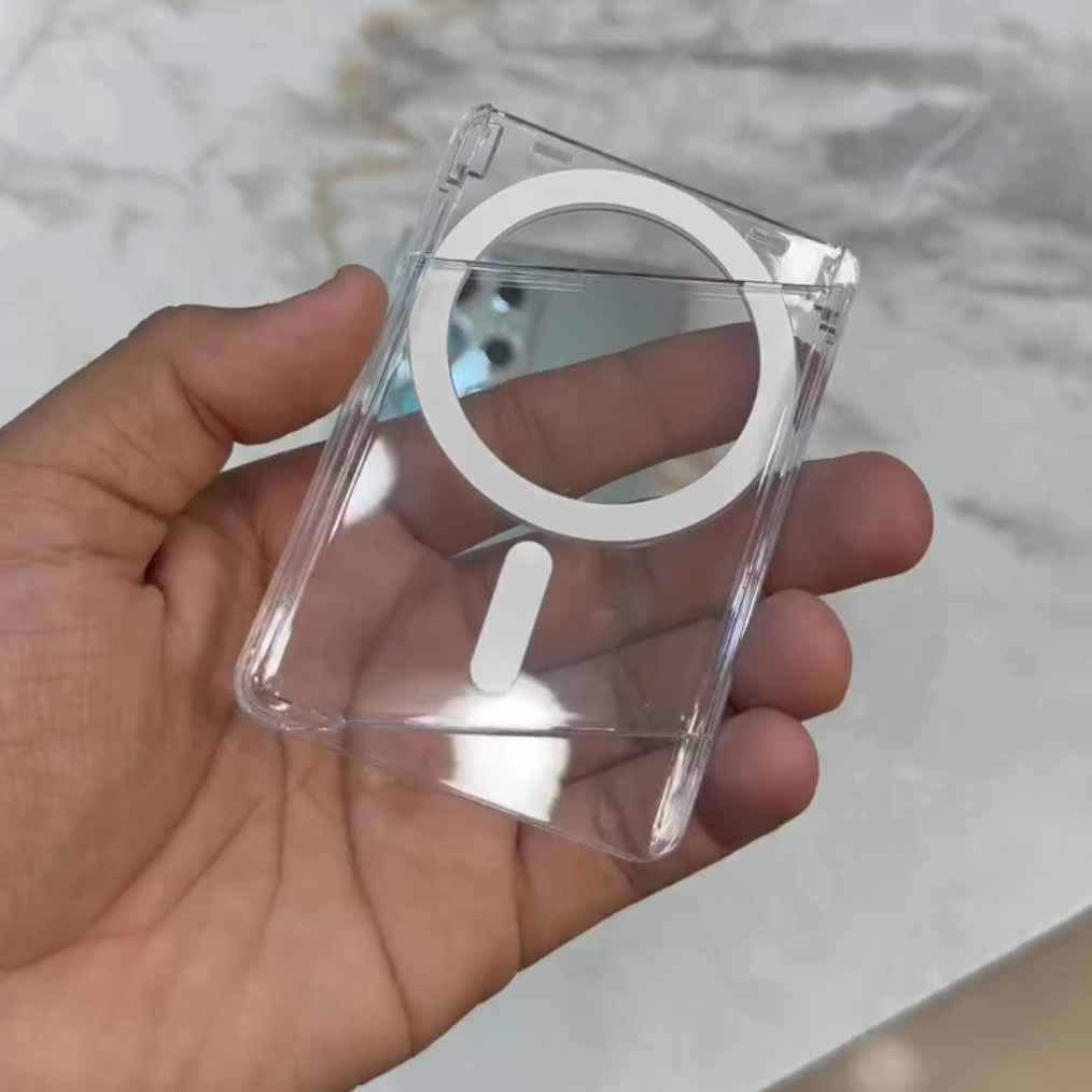 Crystal Clear Card Wallet MagSafe Case - Samsung