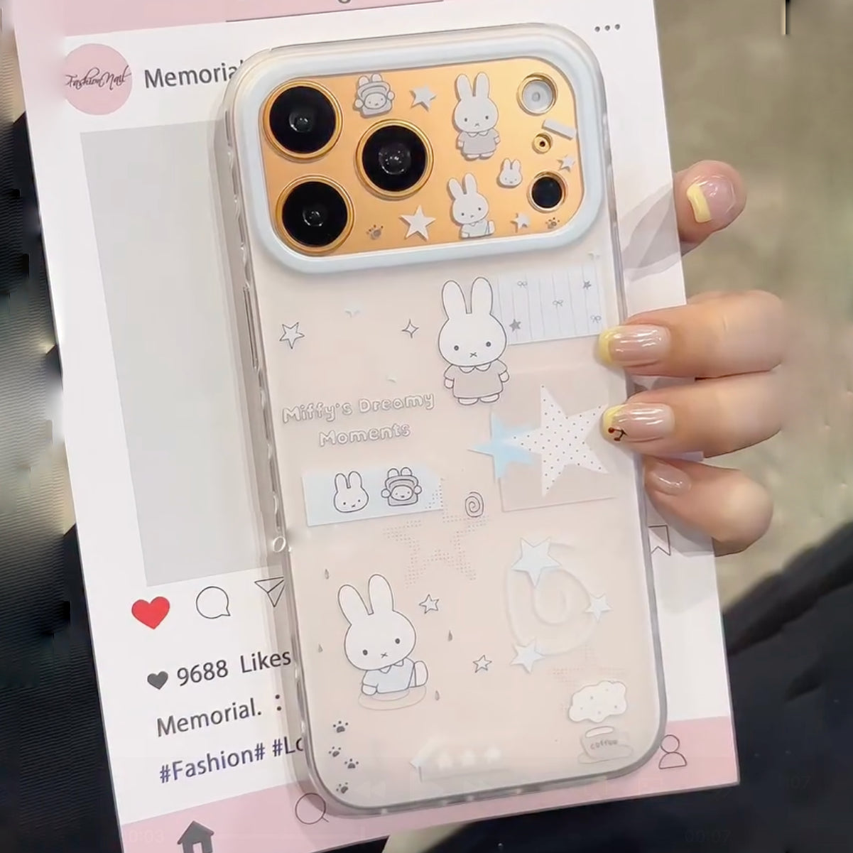 Dreamy Bunny Clear Case