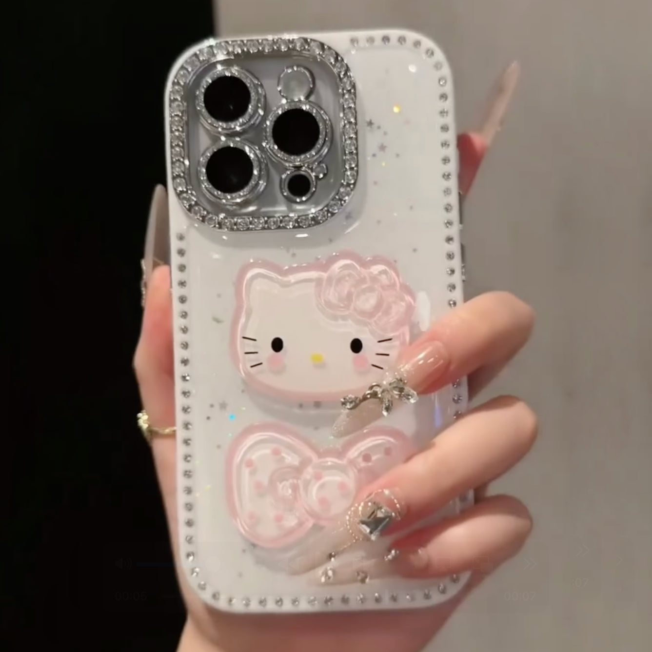 Crystal Kitty Glam Case