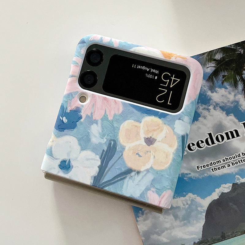 Blossom Blue Dream Samsung Flip Case