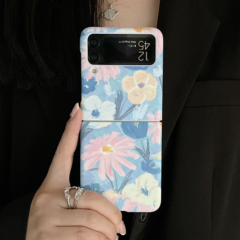 Blossom Blue Dream Samsung Flip Case