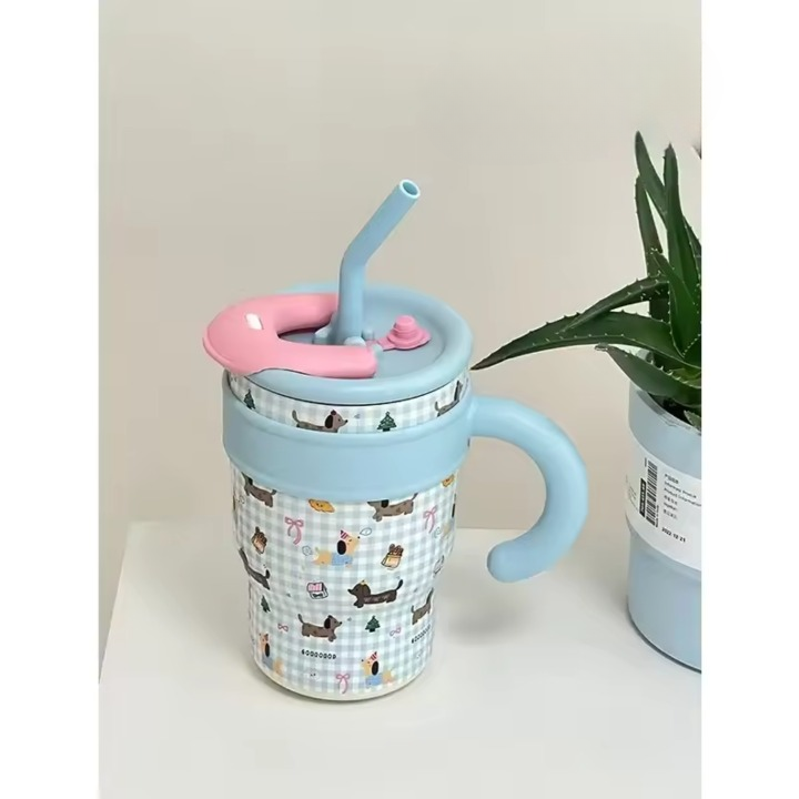 Azure Checkered Insulated Hydrator Tumbler