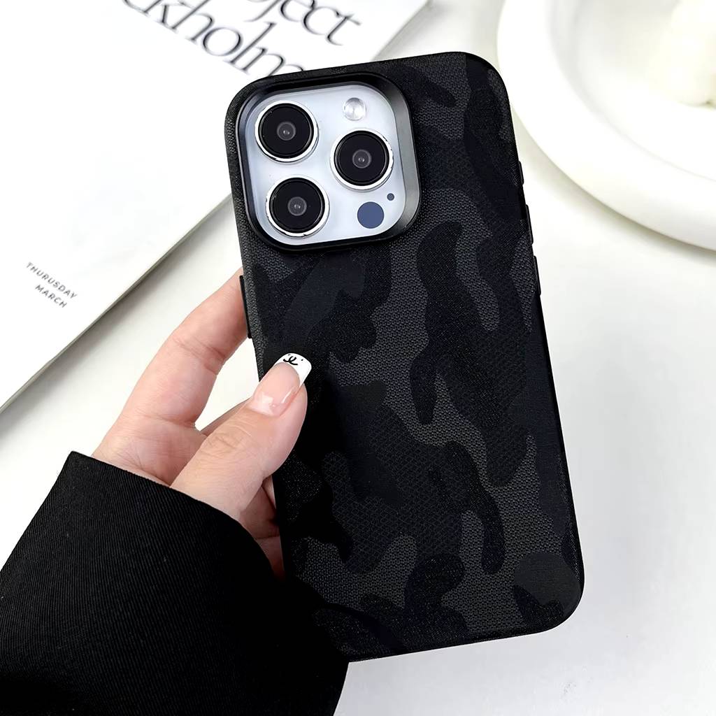 Tactical Camouflage Anti-Fall Magnetic Case - iPhone
