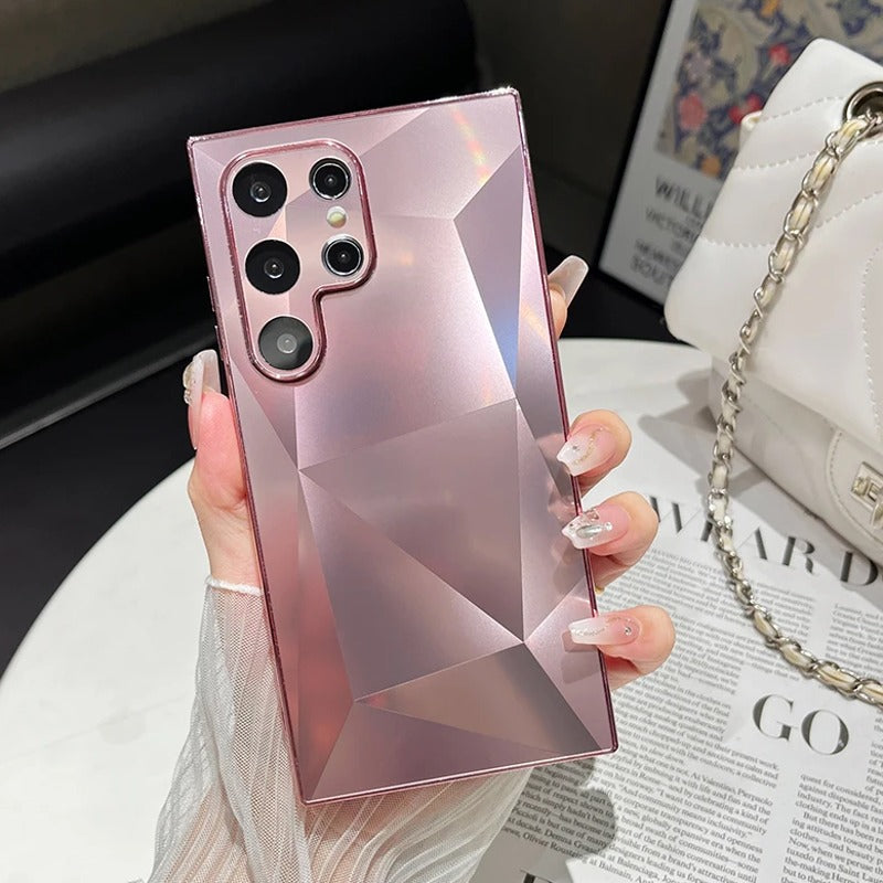 Electro Dazzle Diamond Pattern Phone Case - Samsung