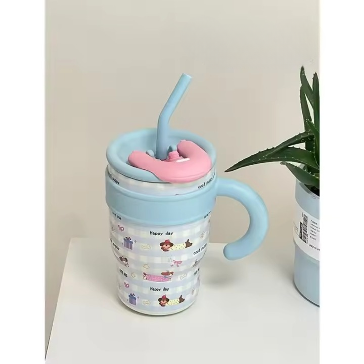 Azure Checkered Insulated Hydrator Tumbler