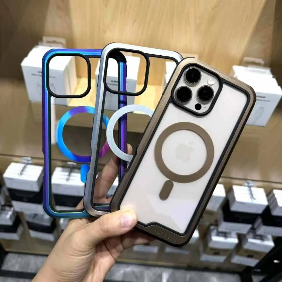 Futuristic Glow Shield MagSafe Case- iPhone