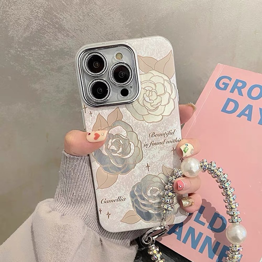 Cute Glitter Flowers Case
