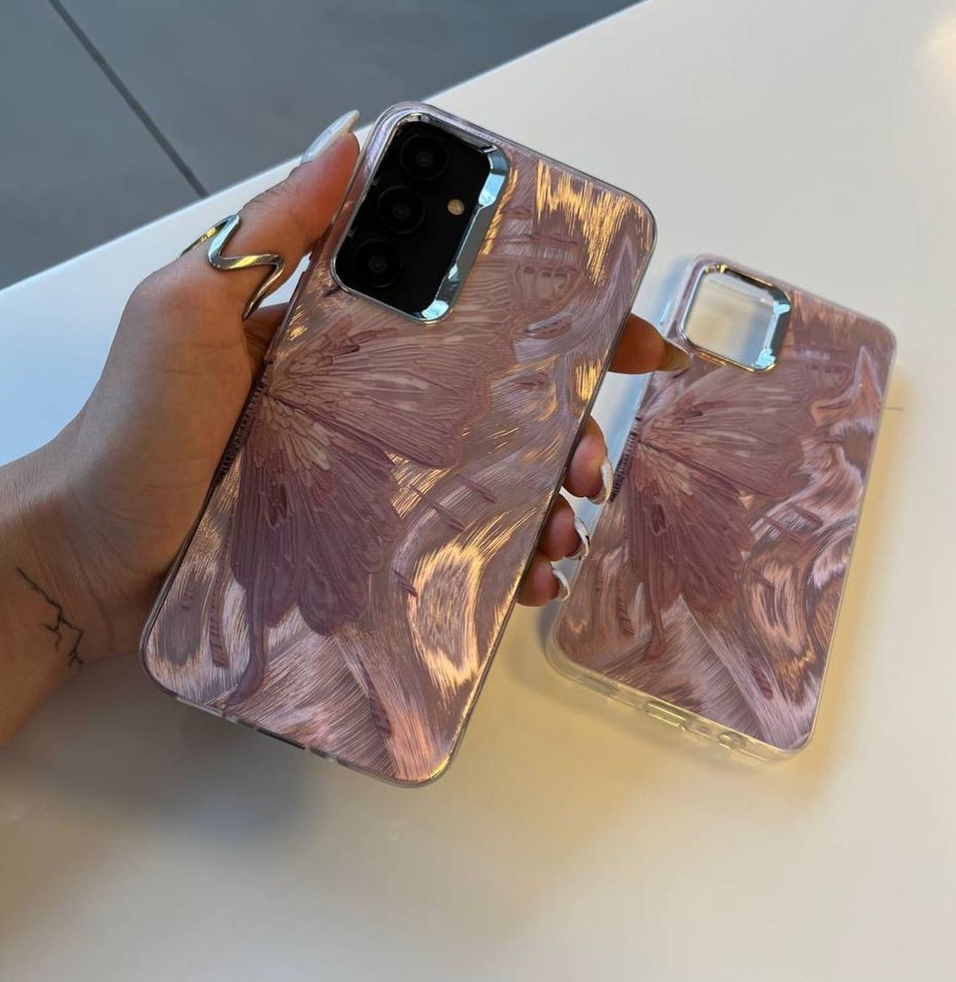 Elegant Butterfly Metallic Case