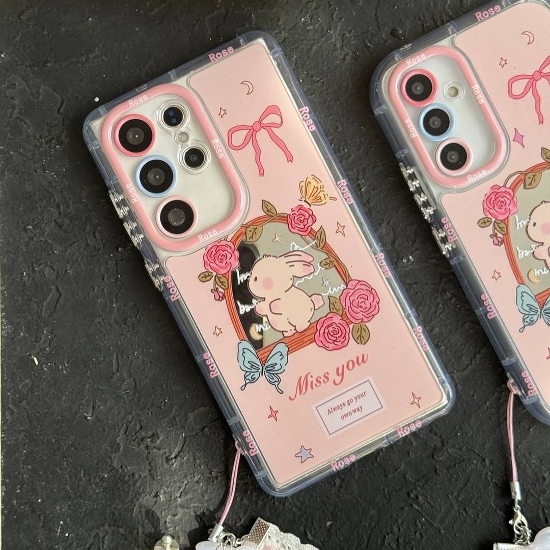 Blossom Bunny Charm Case - Samsung