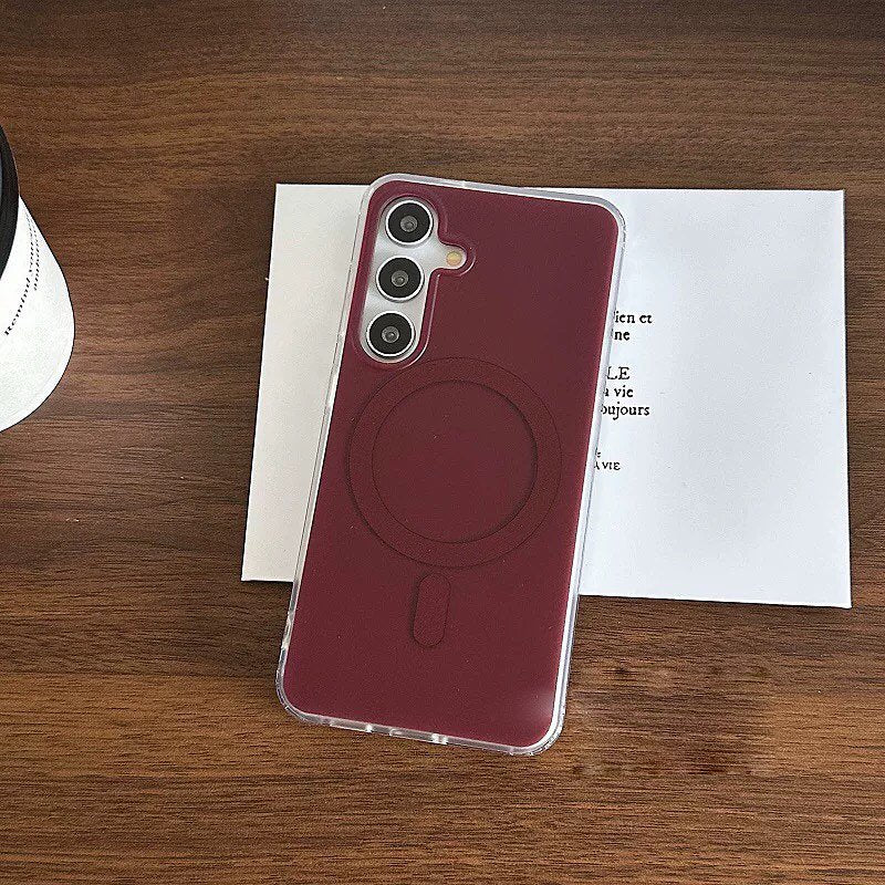 Luxury Magnetic Wrist Strap MagSafe Case - Samsung