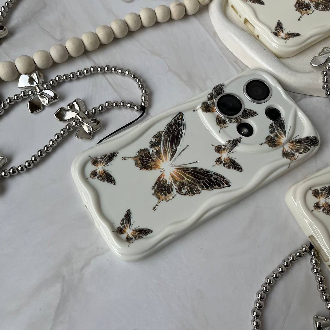 Golden Butterfly Frame with Pendant - OnePlus