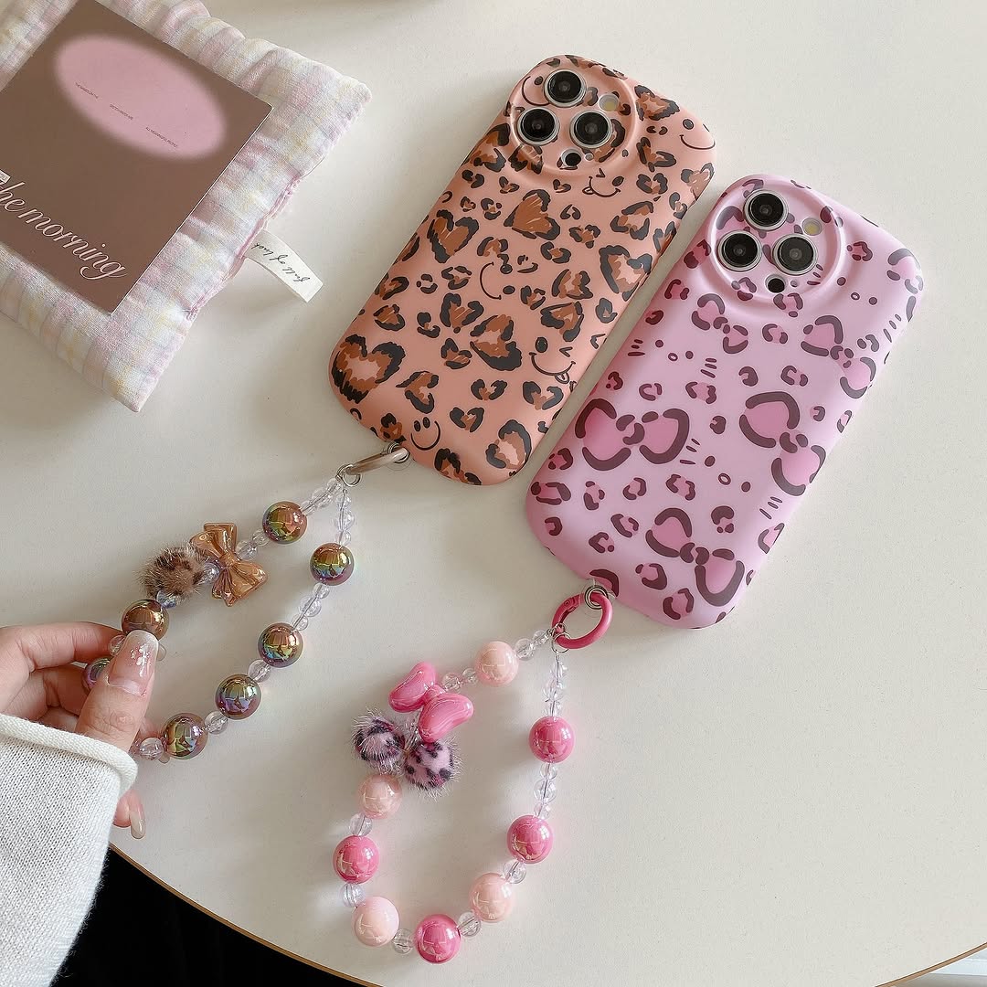 Trendy Print Case with Bracelet