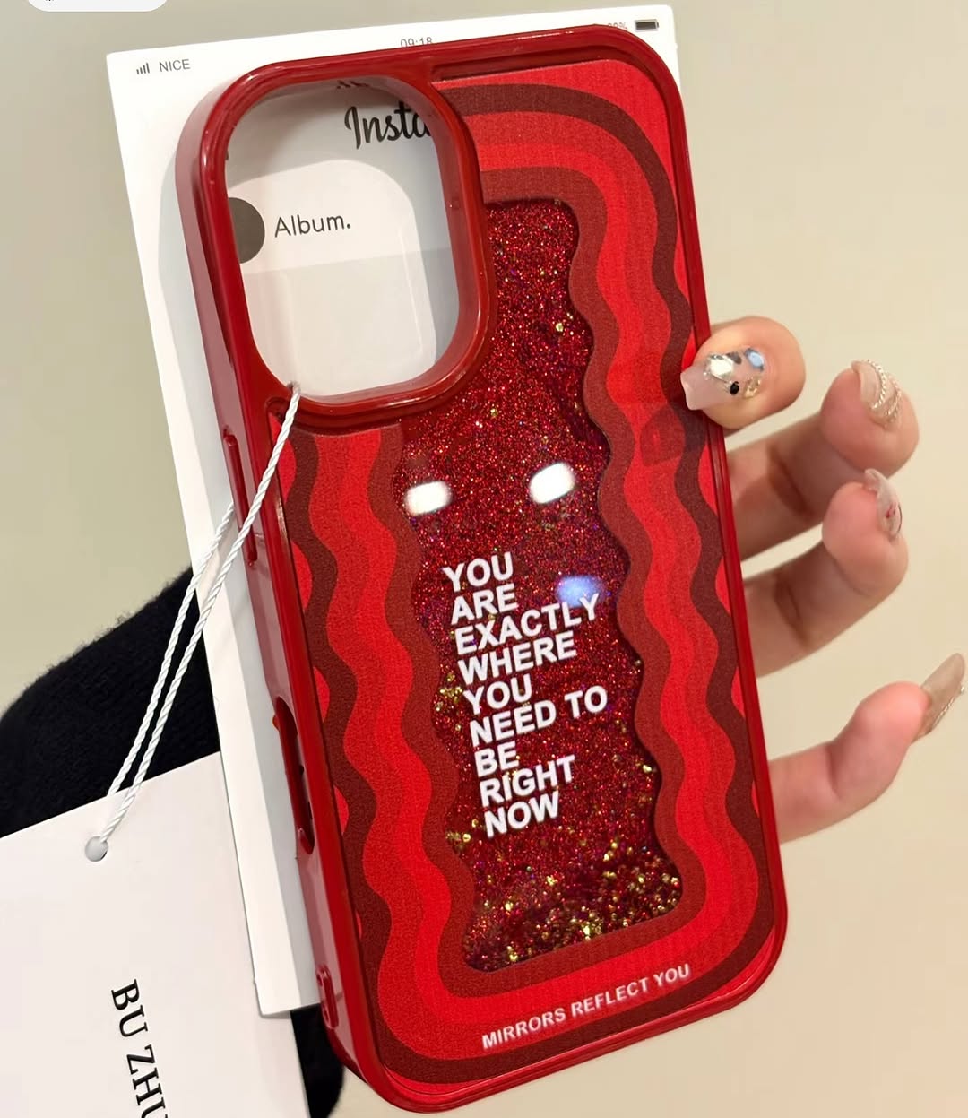 Glitter Vibes Mirror Phone Case