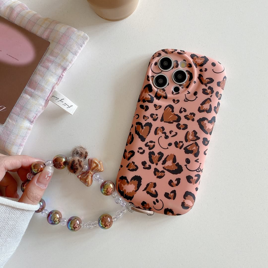 Trendy Print Case with Bracelet