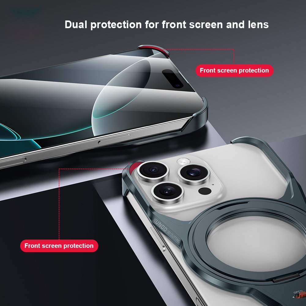 Luxury Rotating Magnetic Stand Case - iPhone