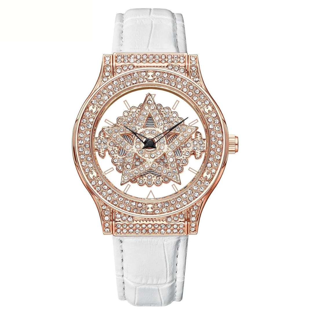 OLEVS Diamond Pentacle Revolving Wristwatch