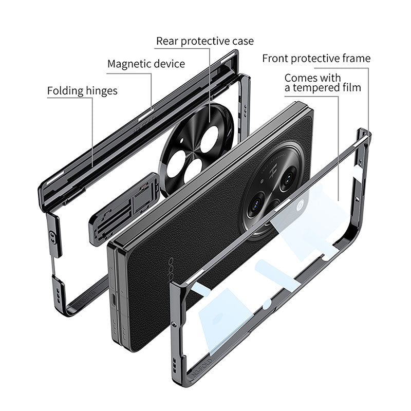 OnePlus Open Opulent Clarity Magnetic Hinge Case