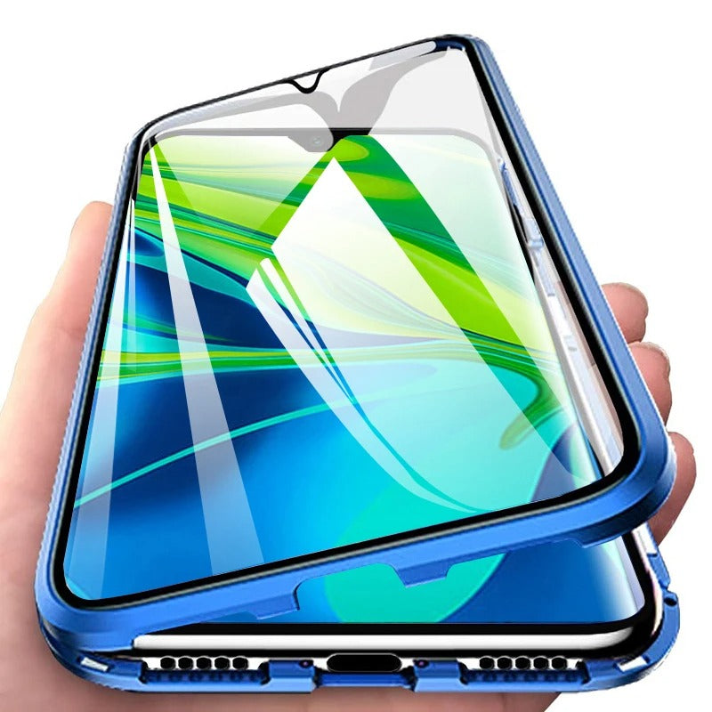 360 Metal Magnetic Double Side Tempered Glass Case - Xiaomi