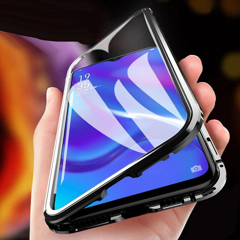 360 Metal Magnetic Double Side Tempered Glass Case - Xiaomi