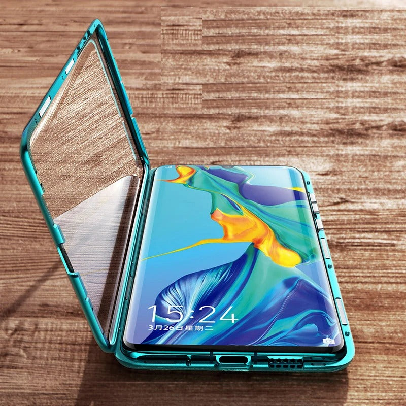 360 Metal Magnetic Double Side Tempered Glass Case - Xiaomi