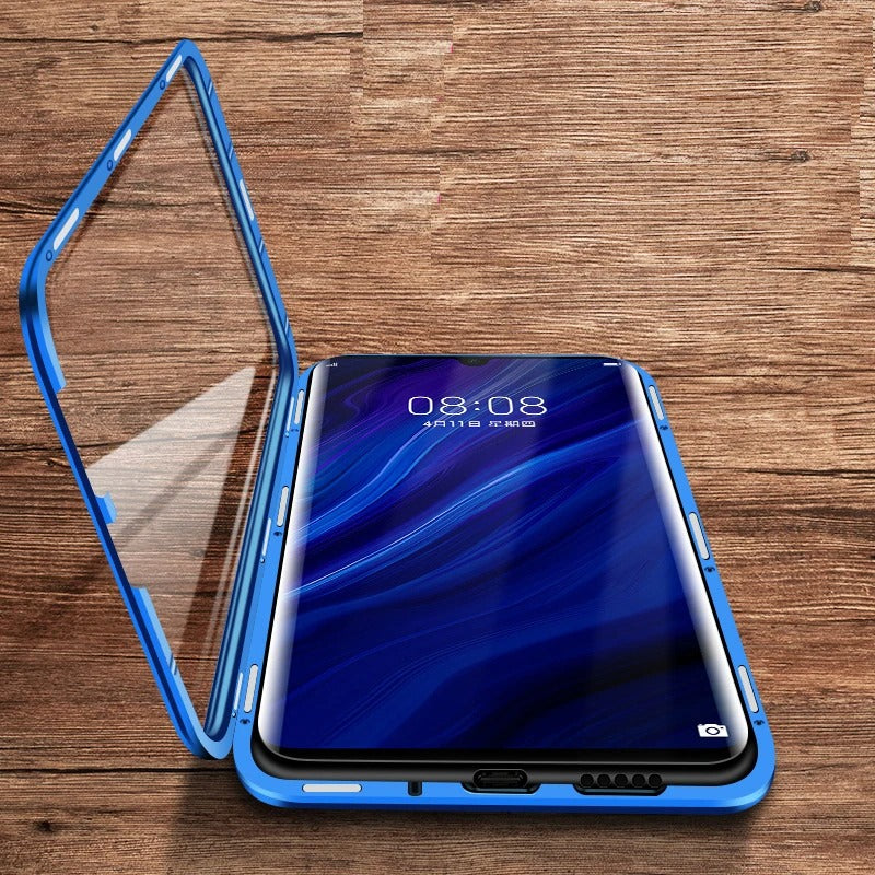 360 Metal Magnetic Double Side Tempered Glass Case - Xiaomi