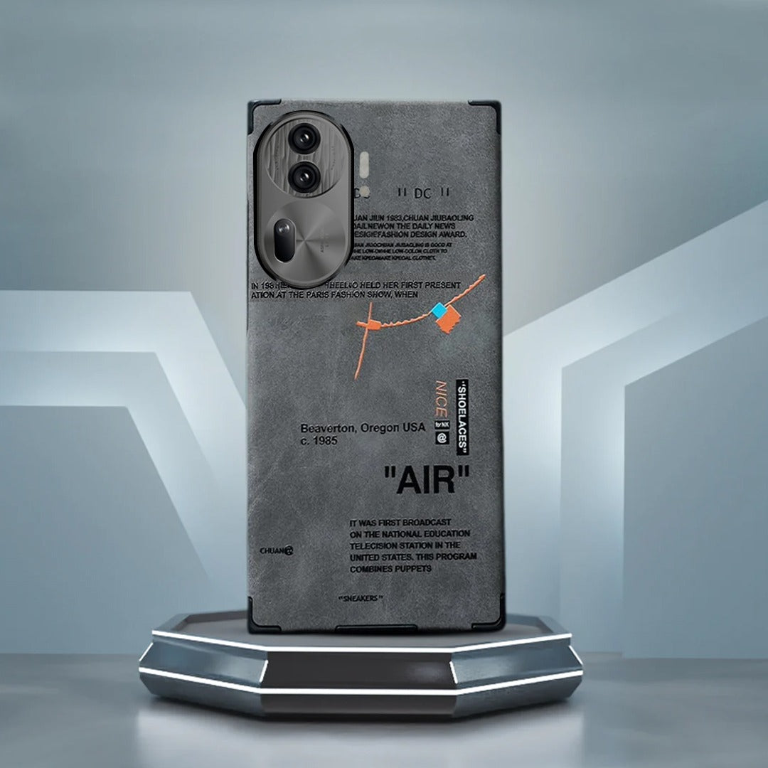 Sneaker Label Leather Edge Case - OPPO