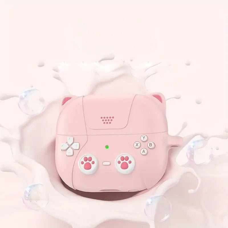 Cute Cat Design Soft Silicone Buds Case