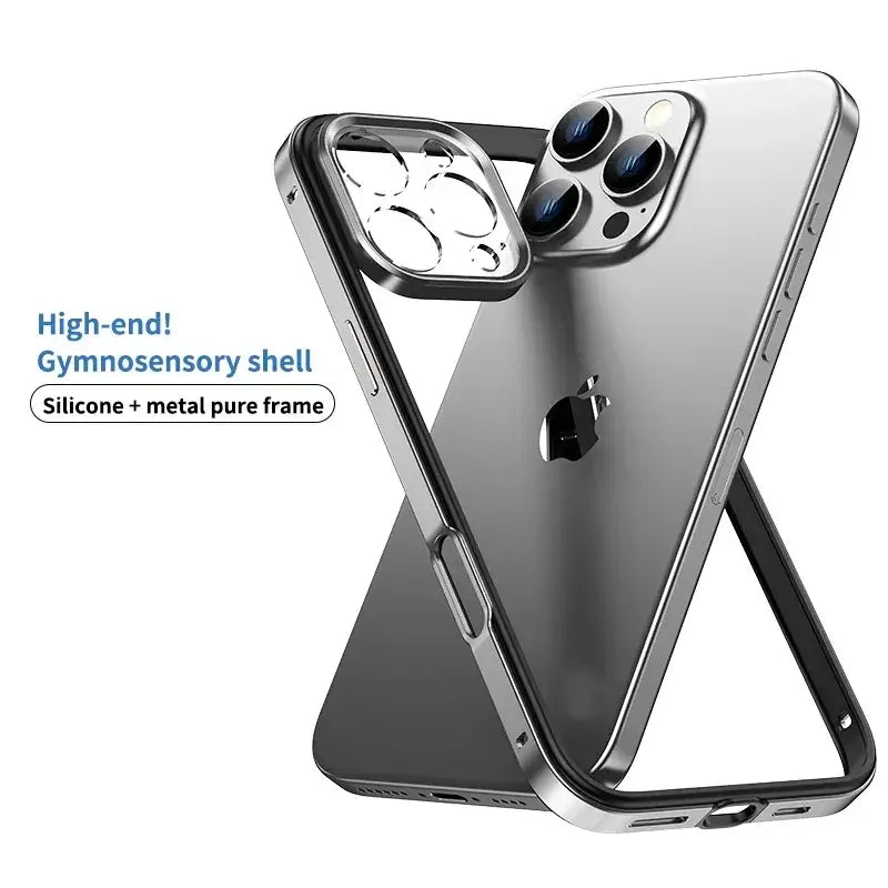 Resilient Hybrid Metal Frame Guard Case - iPhone