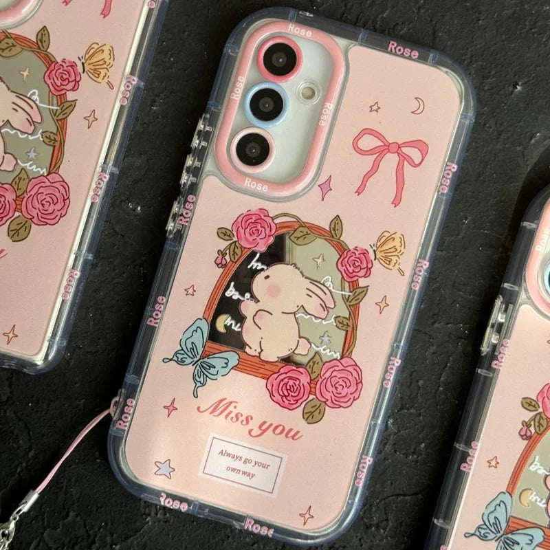 Blossom Bunny Charm Case - Samsung