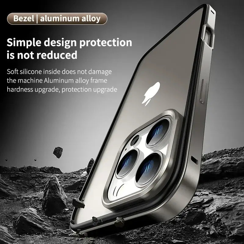Resilient Hybrid Metal Frame Guard Case - iPhone