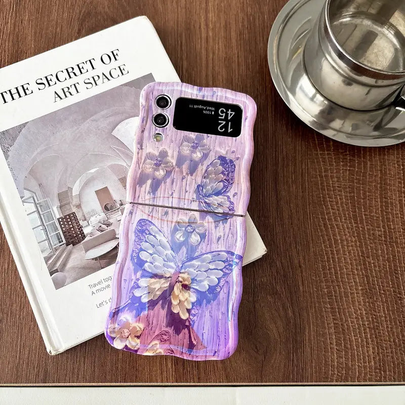 Dreamy Butterfly Glow Flip Case - Samsung