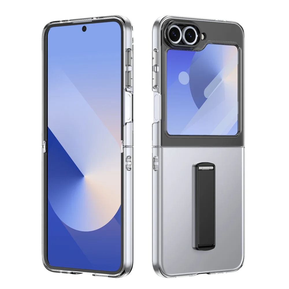 Galaxy Z Flip6 Crystal Armor Case with Kickstand