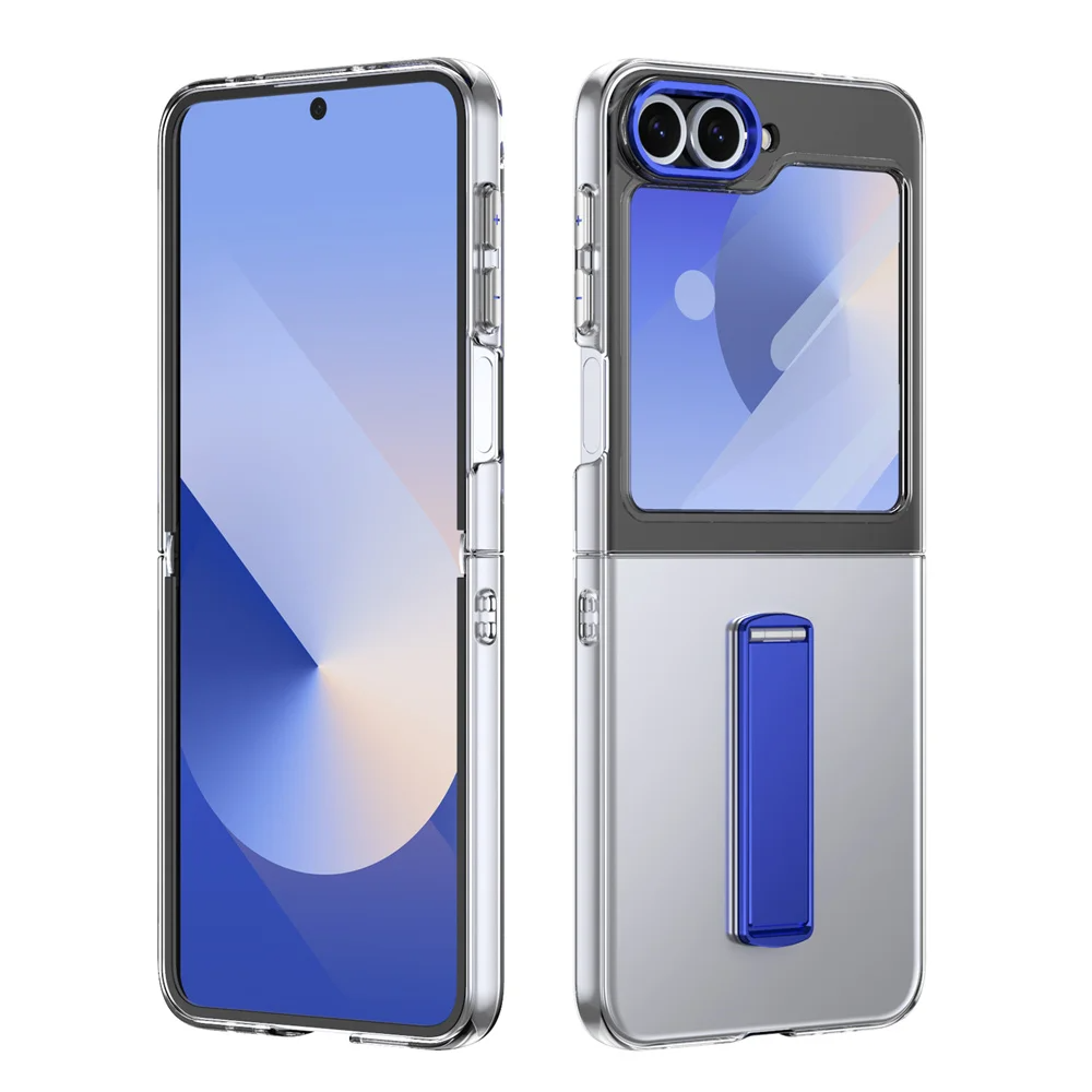 Galaxy Z Flip6 Crystal Armor Case with Kickstand